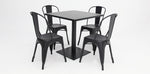 Load image into Gallery viewer, Paris Cannes 5pc Dining Setting - Black
