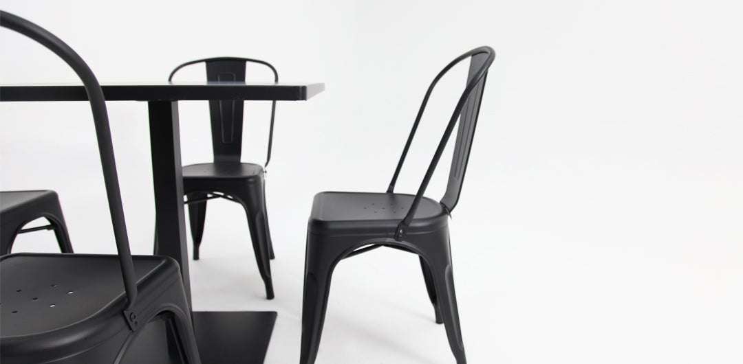Paris Cannes 5pc Dining Setting - Black