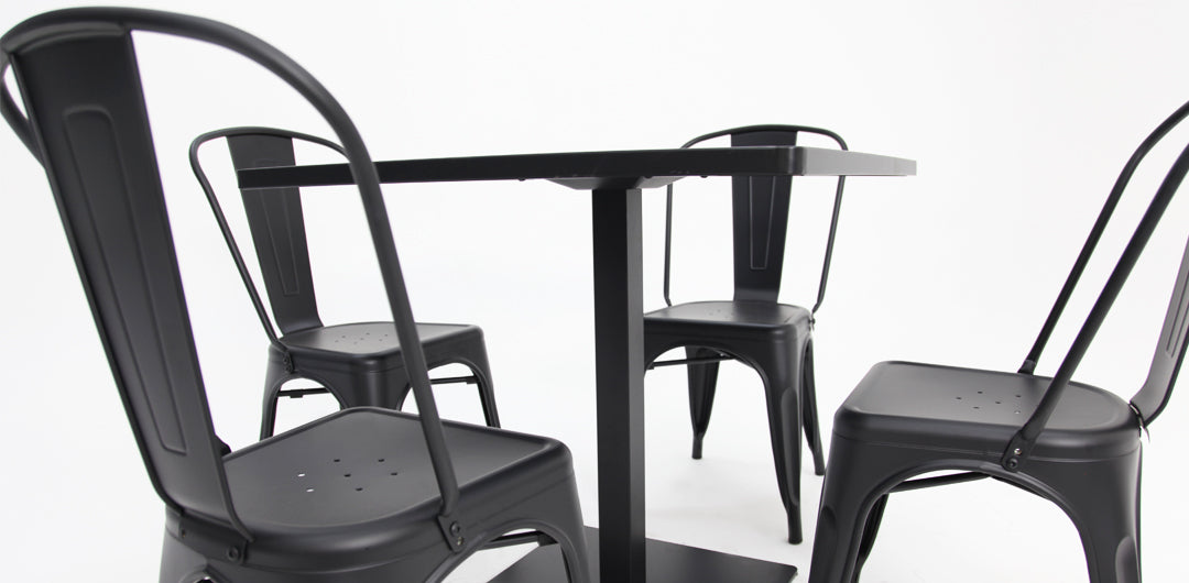 Paris Cannes 5pc Dining Setting - Black