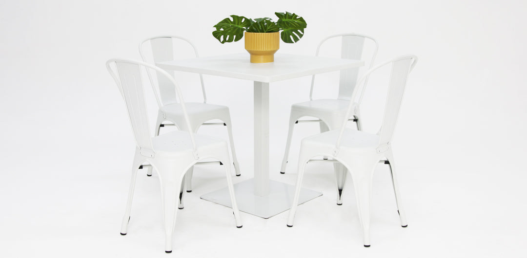 Paris Cannes 5pc Dining Setting - White