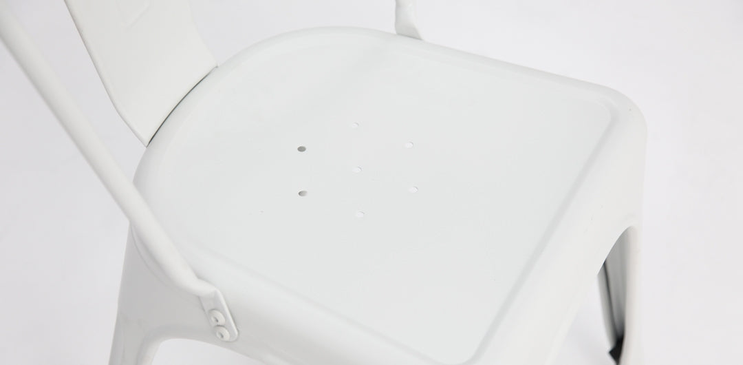 Paris Tolix Chair - White
