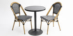 Load image into Gallery viewer, Parisian 3pc Bistro Dining Setting - Black
