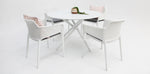 Load image into Gallery viewer, Persia Bailey Armchair Round 5pc Dining Setting - White
