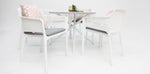 Load image into Gallery viewer, Persia Bailey Armchair Round 7pc Dining Setting - White
