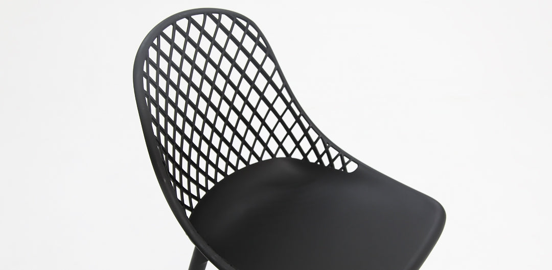Persia Dining Chair 4pc - Black
