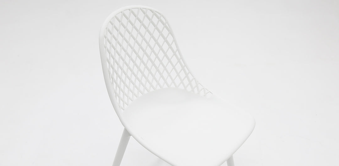 Persia Dining Chair 4pc - White