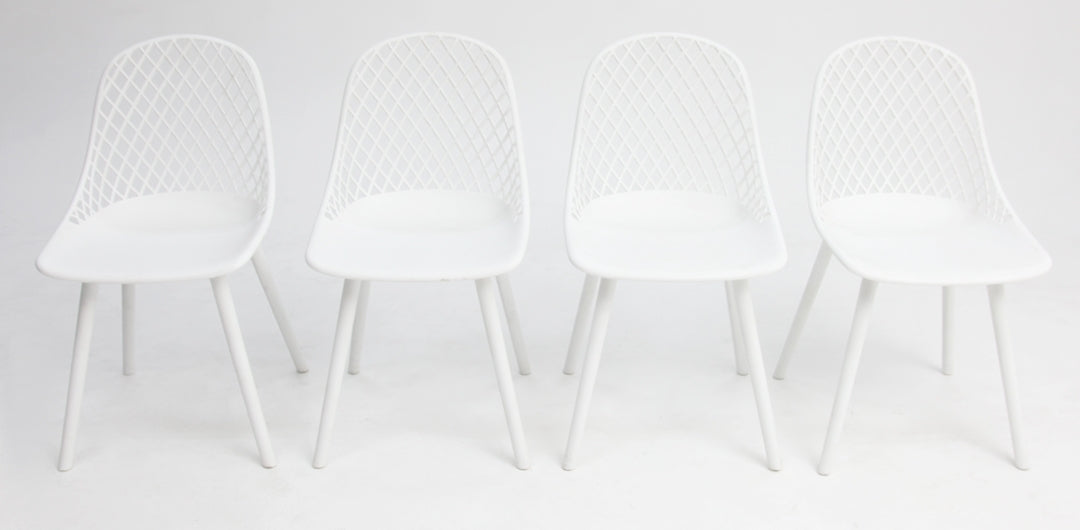 Persia Dining Chair 4pc - White