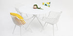 Load image into Gallery viewer, Persia Java Round 5pc Dining Setting - White
