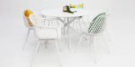 Load image into Gallery viewer, Persia Java Round 7pc Dining Setting - White

