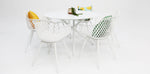 Load image into Gallery viewer, Persia Java Round 7pc Dining Setting - White
