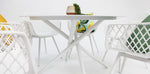Load image into Gallery viewer, Persia Java Round 7pc Dining Setting - White
