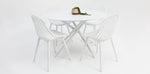 Load image into Gallery viewer, Persia Round 5pc Dining Setting - White
