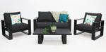 Load image into Gallery viewer, Quaynor 211CT Lounge Setting - Black
