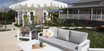 Load image into Gallery viewer, Billy Fresh 3m Whitehaven Aluminium Umbrella - Cream with White Trim
