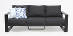 Load image into Gallery viewer, Quaynor 3 Seater Lounge - Black
