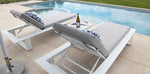 Load image into Gallery viewer, Quaynor 3pc Sunlounge Setting - White
