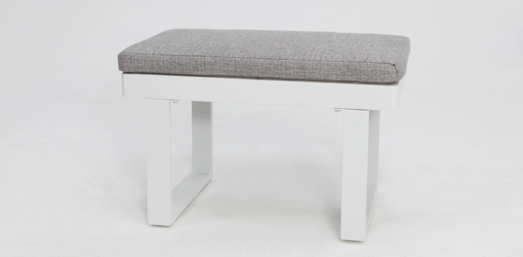 Quaynor Footstool - White