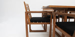 Load image into Gallery viewer, Qube 9pc Timber Dining Setting - Black
