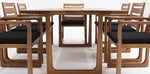 Load image into Gallery viewer, Qube 9pc Timber Dining Setting - Black
