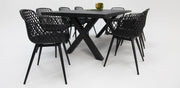 Ravenne Java 9pc Dining Setting - Black
