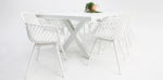 Load image into Gallery viewer, Ravenne Java 9pc Dining Setting - White
