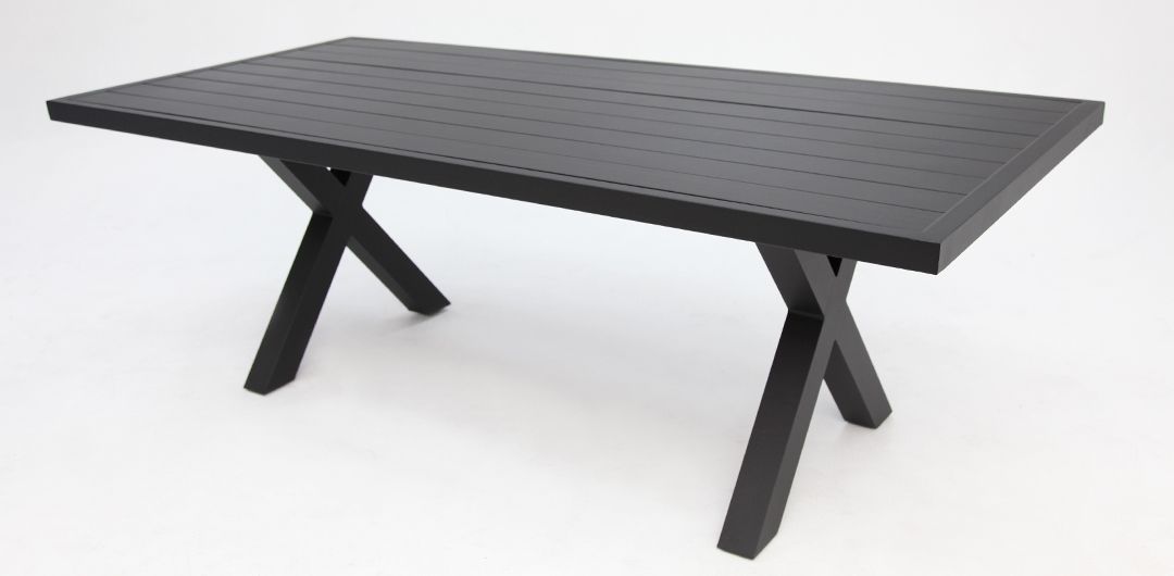 Ravenne Frankie 9pc Armless Dining Set - Black