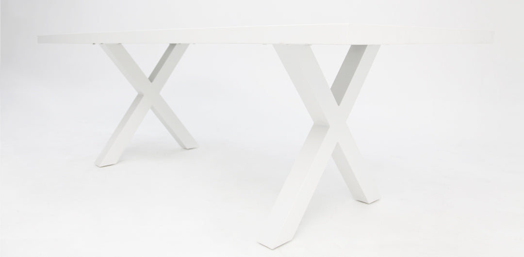 Ravenne Persia 9pc Dining Setting - White
