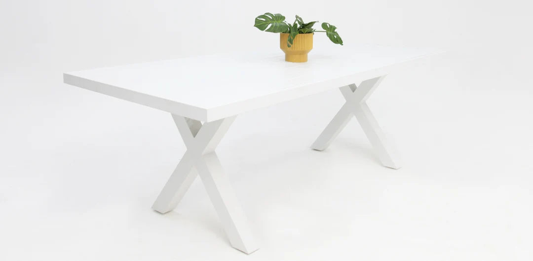 Ravenne Millie 9pc Dining Setting - White