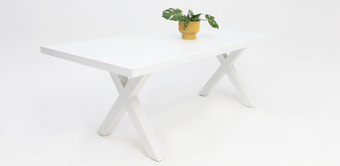 Ravenne 220cm Dining Table - White