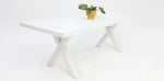 Load image into Gallery viewer, Ravenne Frankie 9pc Armchair Dining Set - White
