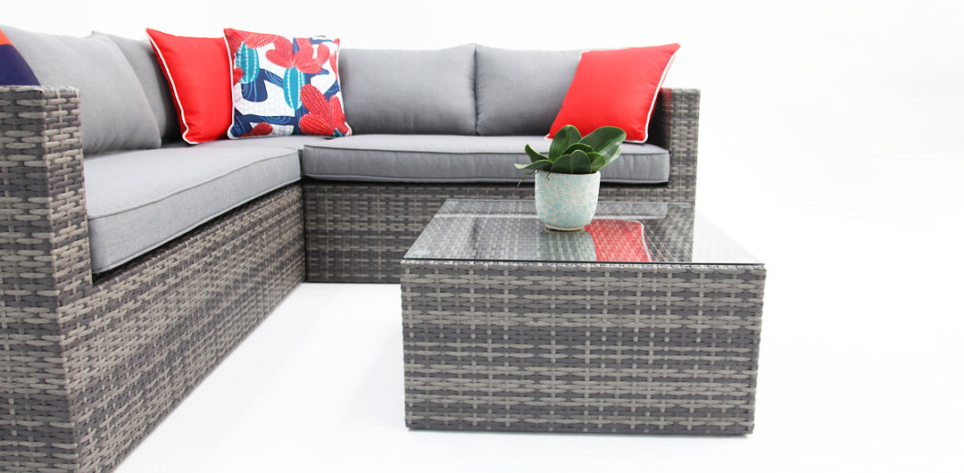 Remi Corner Sofa Set - Grey