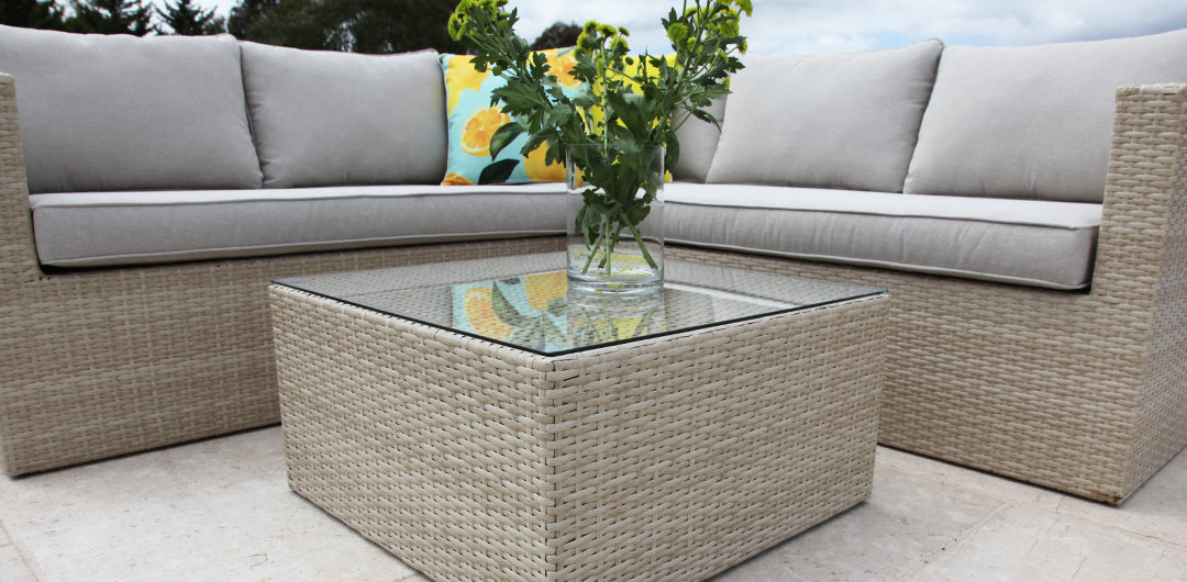 Remi Corner Sofa Set - White