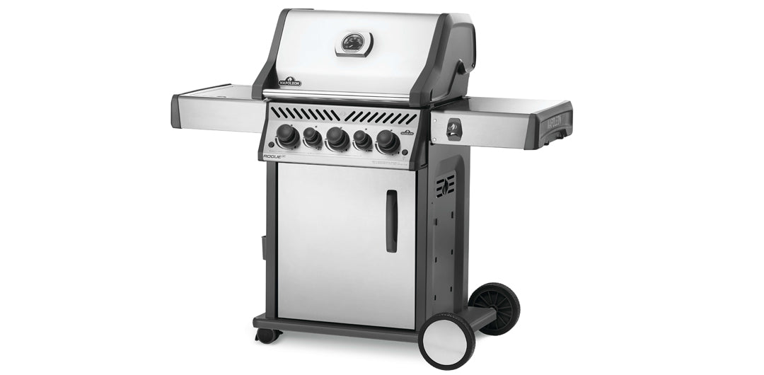 Napoleon Rogue RSE 425 3 Burner SS BBQ with Side Burner - RSE425RSBPSS-1-AU