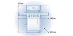 Load image into Gallery viewer, Napoleon Rogue SE 425 RSIB 3 Burner BBQ with Infrared Side and Rear Burners - RSE425RSIBPSS-1-AU
