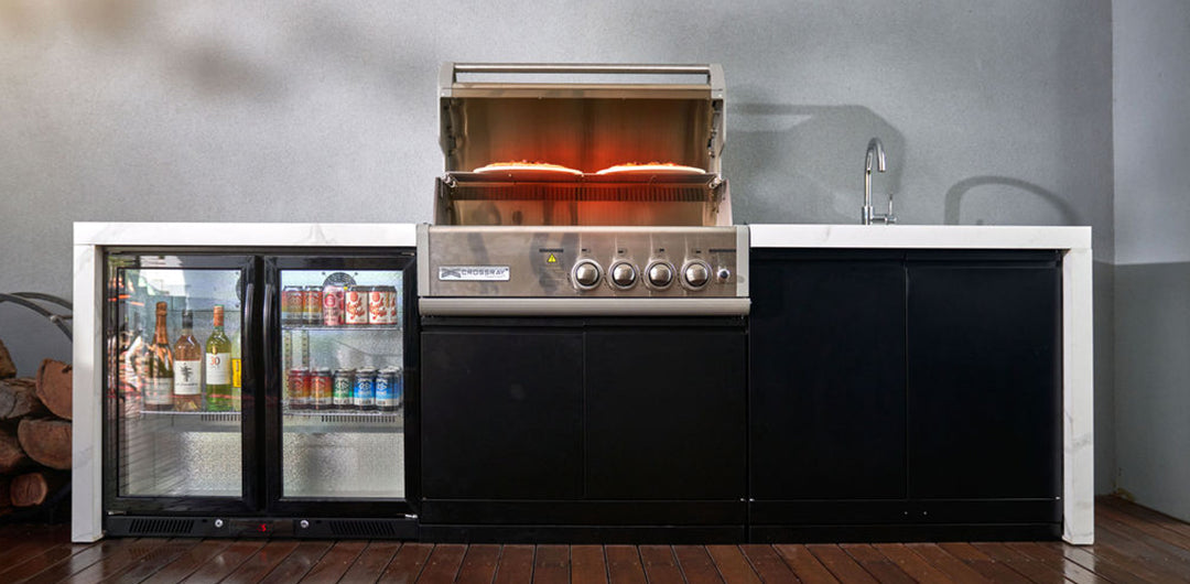 Crossray 4-Burner BBQ Outdoor Kitchen TC4KP-16