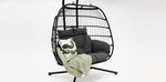 Load image into Gallery viewer, Snug Steel Hanging Chair - Black
