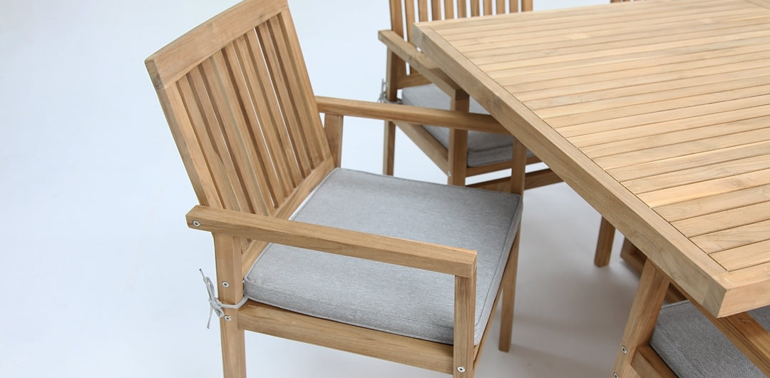 Solus 11pc Teak Extension Dining Setting