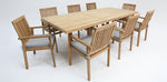 Load image into Gallery viewer, Solus 11pc Teak Extension Dining Setting

