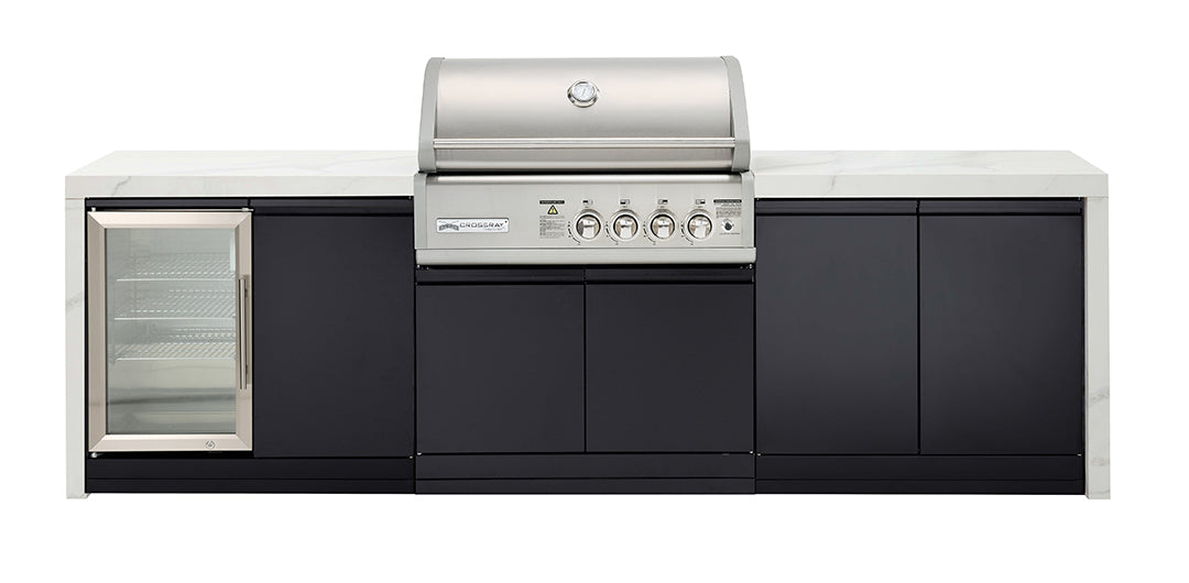 Crossray 4-Burner BBQ Outdoor Kitchen TC4KP-13