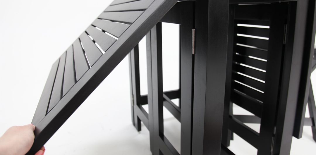Tea 3pc Balcony Setting - Black