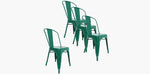 Load image into Gallery viewer, Paris Tolix Chair 4pc - Green
