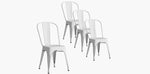Load image into Gallery viewer, Paris Tolix Chair 4pc - White
