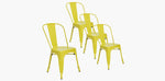 Load image into Gallery viewer, Paris Tolix Chair 4pc - Yellow
