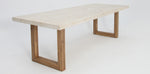 Load image into Gallery viewer, Veltis Albenga 9pc Travertine Dining Setting
