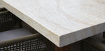 Load image into Gallery viewer, Veltis Albenga 9pc Travertine Dining Setting
