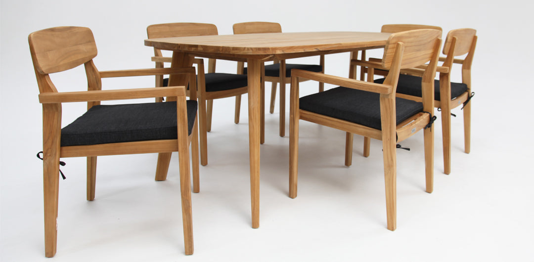 Weston 7pc Teak Dining Setting
