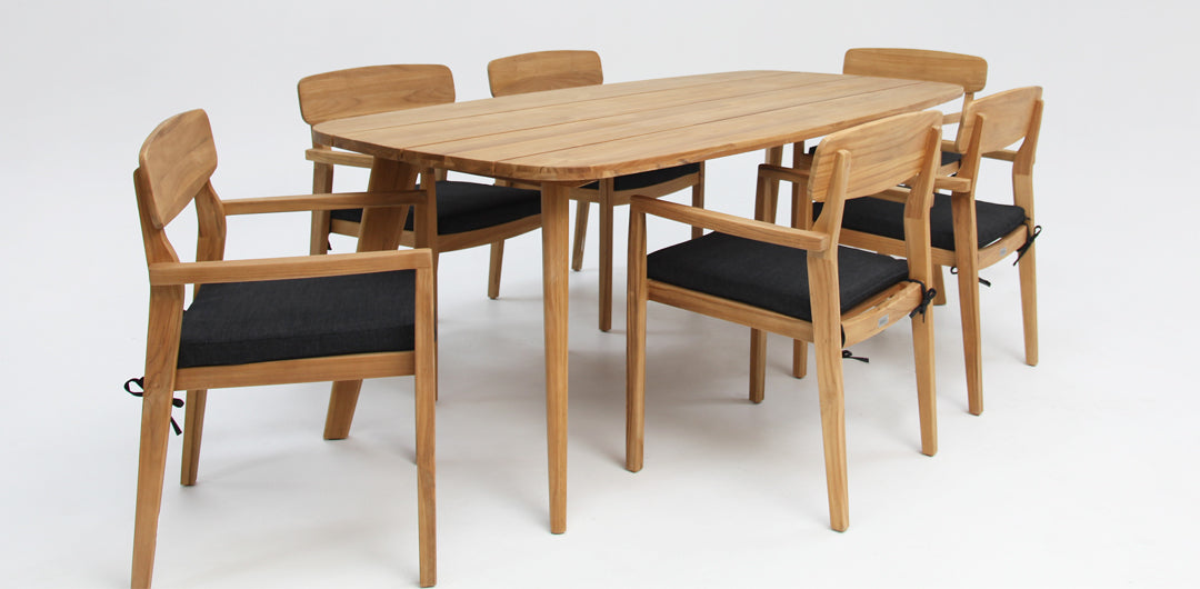 Weston 7pc Teak Dining Setting
