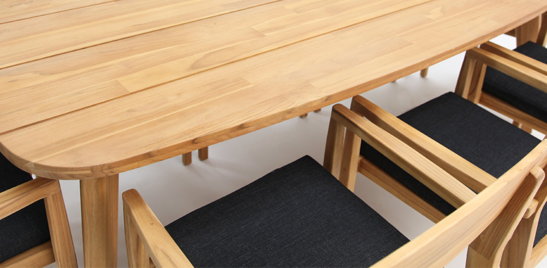 Weston 9pc Teak Dining Setting