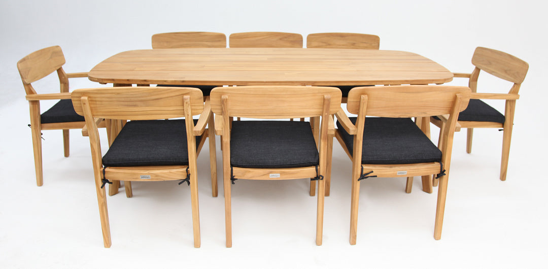 Weston 9pc Teak Dining Setting