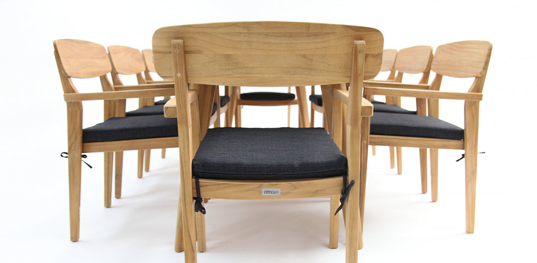 Weston 9pc Teak Dining Setting